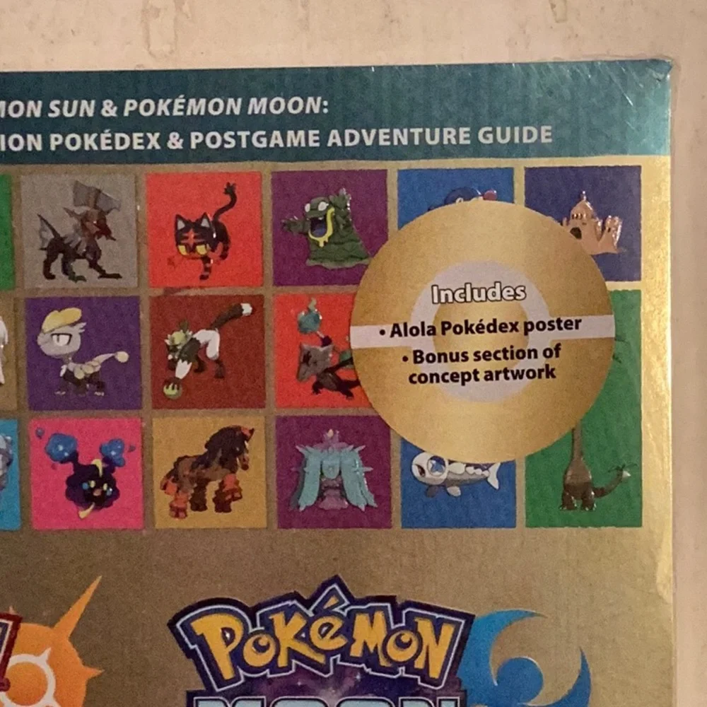 Pokemon Sun & Pokemon Moon Pokédex Official Strategy Guide Aloha New Sealed 3DS